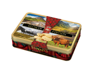 6x150g Stewart's Tartan - Glencoe Edition Shortbread Tin 