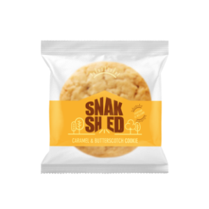 12x80g Snak Shed Caramel & Butterscotch Cookie