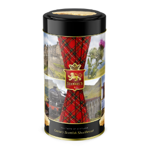 6x150g Stewart's Tartan - Shortbread Tube