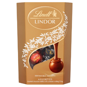 8x200g Lindt Lindor Assorted Cornet 