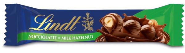 18x35g Lindt Nocciolatte Milk Hazelnut Treat BAR