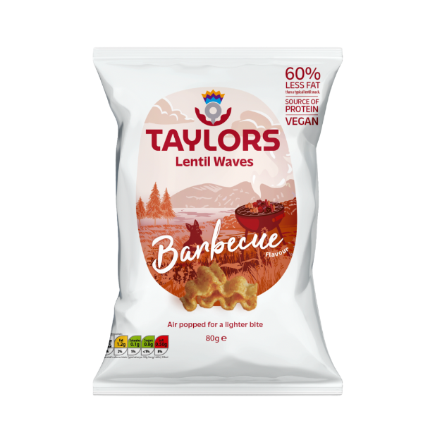 8x80g Taylors Lentil Waves BBQ