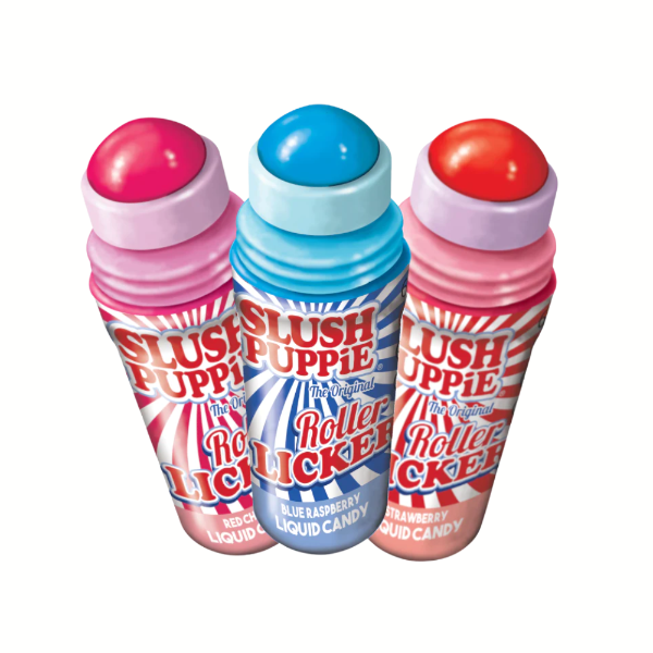 15x60ml Rose Confectionery Slush Puppie Roller Licker 