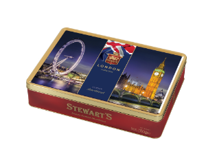 6x150g Stewart's London - London Collection Shortbread Tin