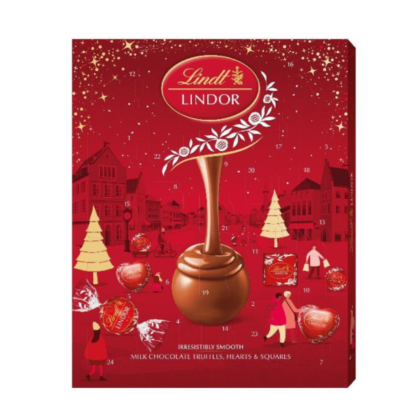 10X 235g Lindor Milk Advent Calendar 
