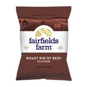 36x40g Fairfields Roast Rib of Beef Crisps