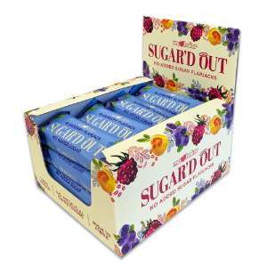 16x50g Ma Baker Sugar'd Out Flapjack Bar - Blueberry