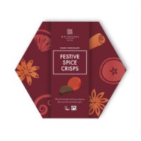 8X 165g Whitakers Dark Festive Spice Honeycomb Crisps