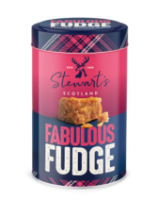 6x125g Stewart's Fudge Tin Tube