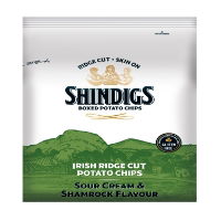 12x90g Shindigs Irish Sour Cream & Shamrock Crisps