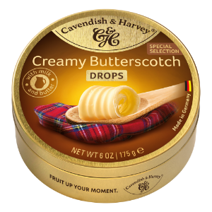 9x200g Cavendish & Harvey Butterscotch Drops