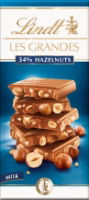 13x150g Lindt Les Grandes Milk Hazelnut BAR 