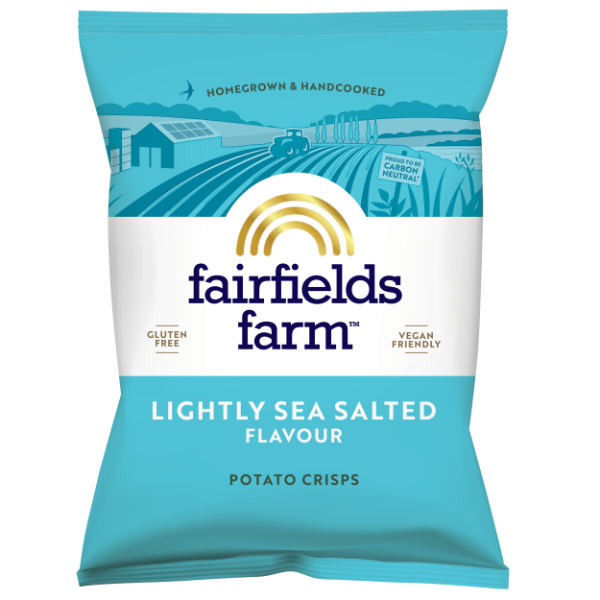 10x150g Fairfields Lightly Sea Salted Crisps