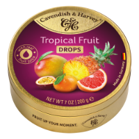 9x200g Cavendish & Harvey Tropical Fruit Drops