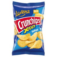 10x130g Lorenz Crunchips X-Cut Salted