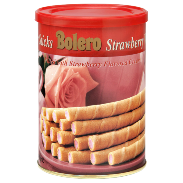 6X 400g Bolero Wafer Strawberry