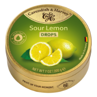 9x200g Cavendish & Harvey Sour Lemon Drops