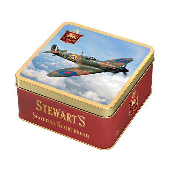 6x125g Stewart's Classic Spitfire Shortbread Tin