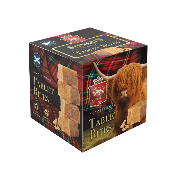 12x125g Stewart's Tartan Tablet Bites Box