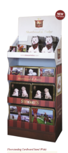 1x Stewart's AYR Wide FSDU Cardboard Stand