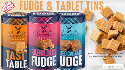 Stewart's  New Tins