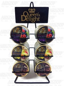 1x Queen's Delight Counter Display Stand