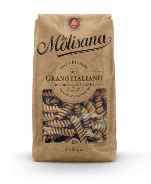 12x500g La Molisana Fusilli Integrali Wholewheat Pasta