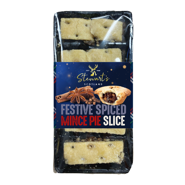 12x200g Stewart's Signature Festive Mince Pie Slice