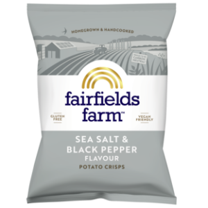 10x150g Fairfields Sea Salt and Black Pepper