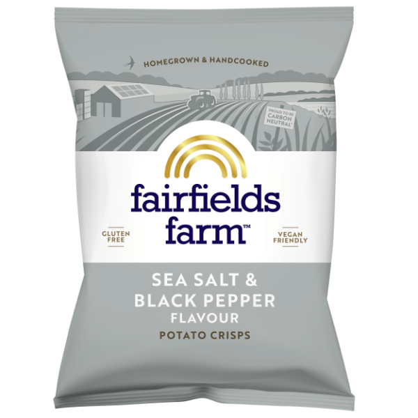 10x150g Fairfields Sea Salt and Black Pepper