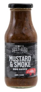 6x250ml NJBBQ Mustard & Smoke Marinade