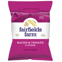 10x150g Fairfields Bacon & Tomato Crisps