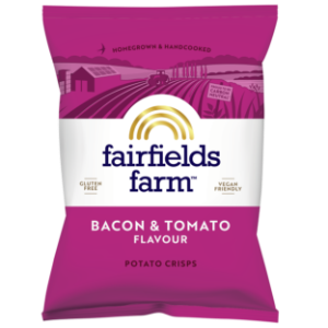 10x150g Fairfields Bacon & Tomato Crisps