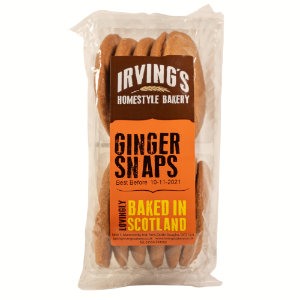 12x200g Irving's Bakery Ginger Snaps