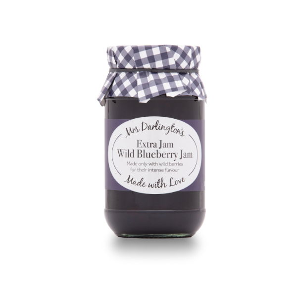 6x340g Mrs Darlington's Wild Blueberry Jam