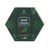 8X 165g Whitakers Dark Mint Honeycomb Crisps