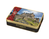 6x150g Stewart's Tartan - Edinburgh Castle Shortbread Tin