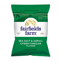 36x40g Fairfields Sea Salt and Aspall Cyder Vinegar Crisps