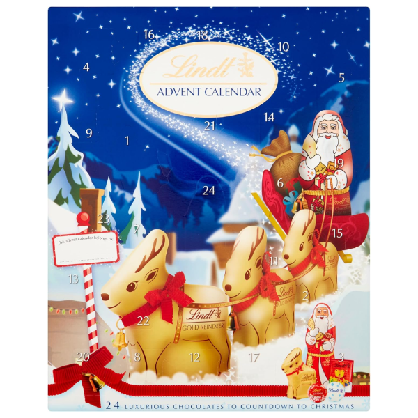 10X 160g Lindt Advent Calendar 