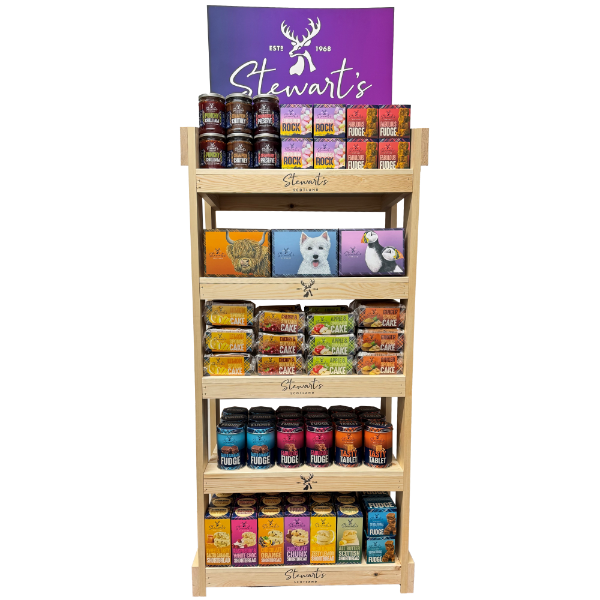 1x Stewarts LARGE and WIDE Wooden Signature Stand (FREE WITH ORDERS OVER £900)