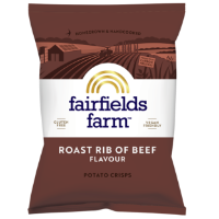 10x150g Fairfields Roast Rib of Beef Crisps