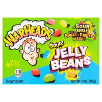 12x113g American Confectionery Warheads Sour Jelly Beans