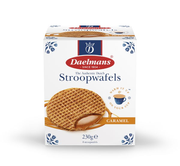 12x230g Daelmans Stroopwafels Caramel Cube