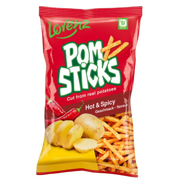14x85g Lorenz Pomsticks Hot & Spicy
