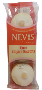 1x215g 3pk Nevis Bakery Empire Biscuits (16 in a case)