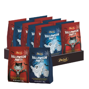 12X 185g Zaini Halloween Party Ghost & Dracula