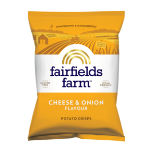 36x40g Fairfields Cheese and Onion Crisps