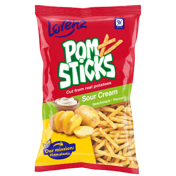 14x85g Lorenz Pomsticks Sour Cream