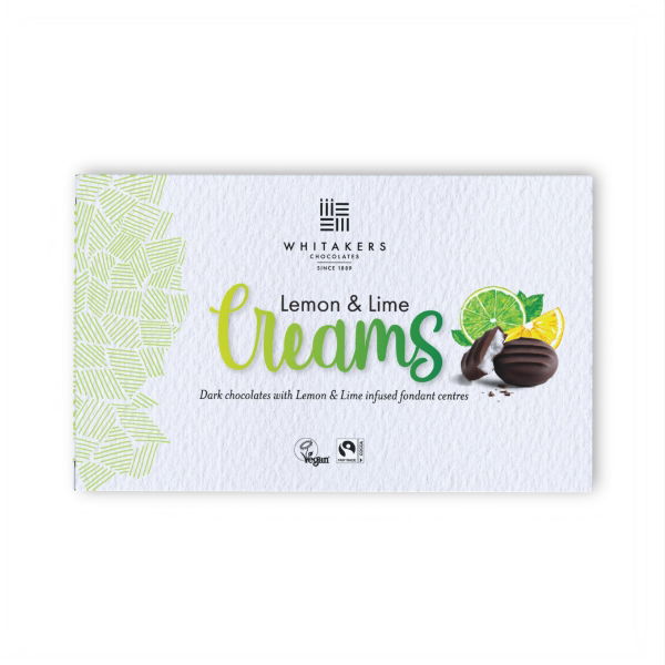 14X 150g Whitakers Lemon & Lime Creams