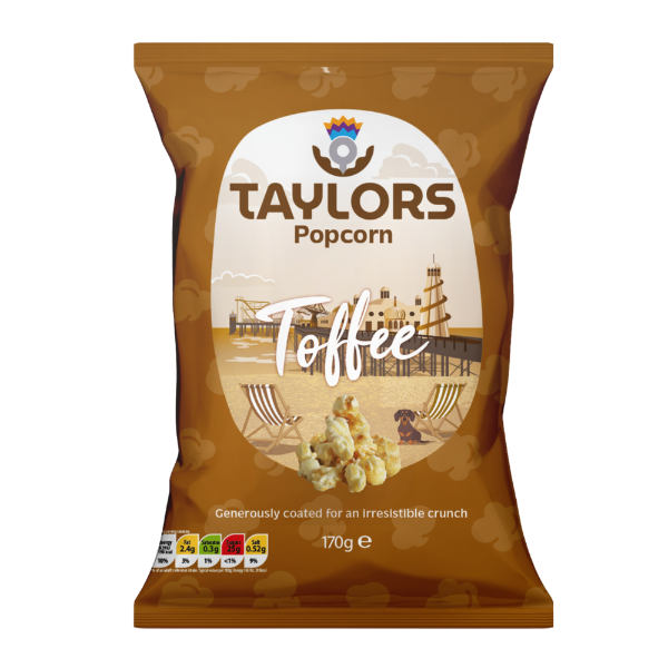 8x170g Taylors Toffee Popcorn